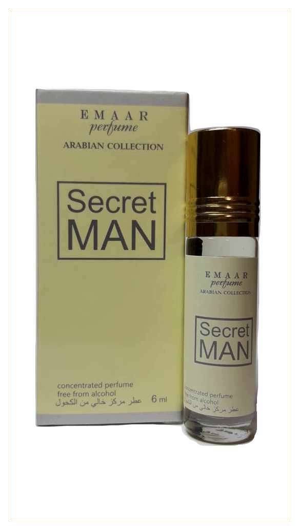 Масляные духи парфюмерия Оптом Arabian SECRET MAN Emaar 6 мл
