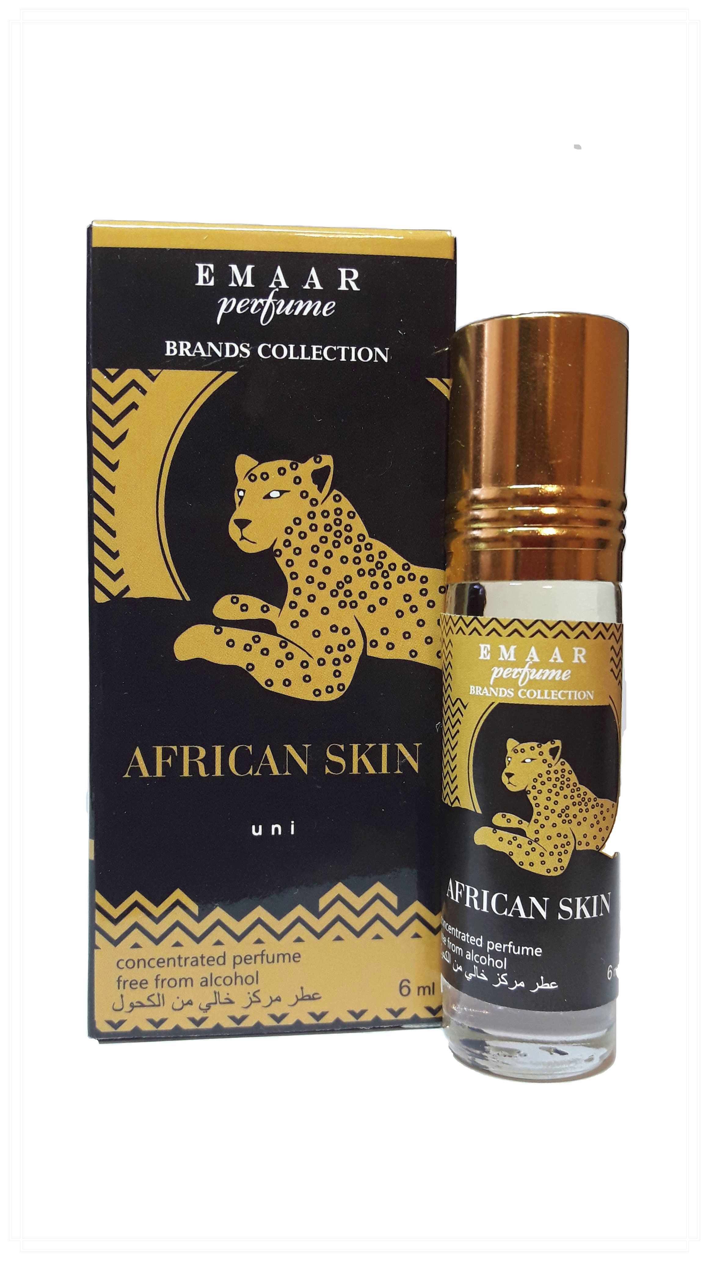 Масляные духи парфюмерия Оптом African leather Memo Emaar 6 мл