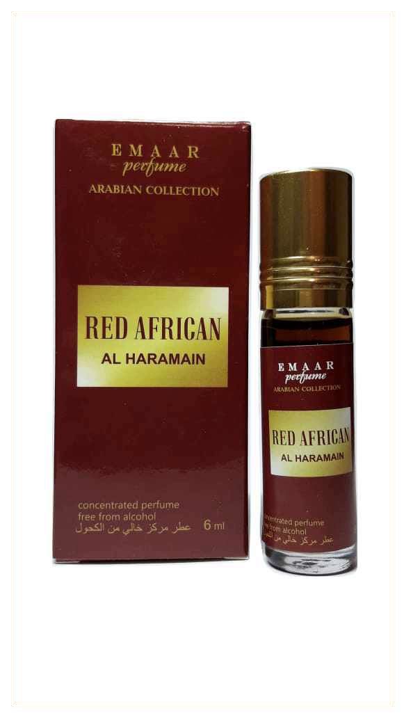 Масляные духи парфюмерия Red African (al haramain) Emaar 6 мл