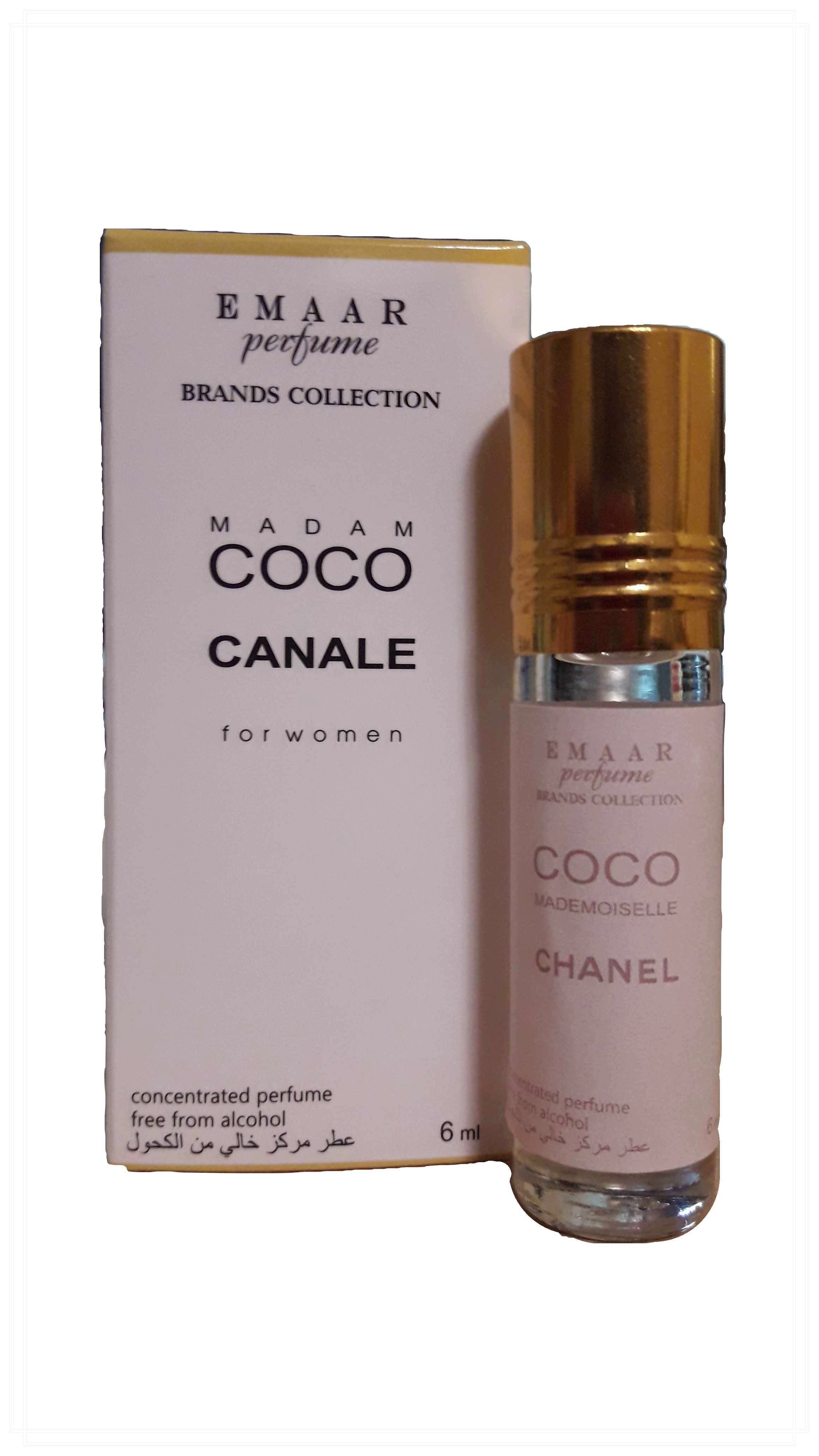 Масляные духи парфюмерия Оптом Chanel Coco Mademoiselle Emaar 6 мл