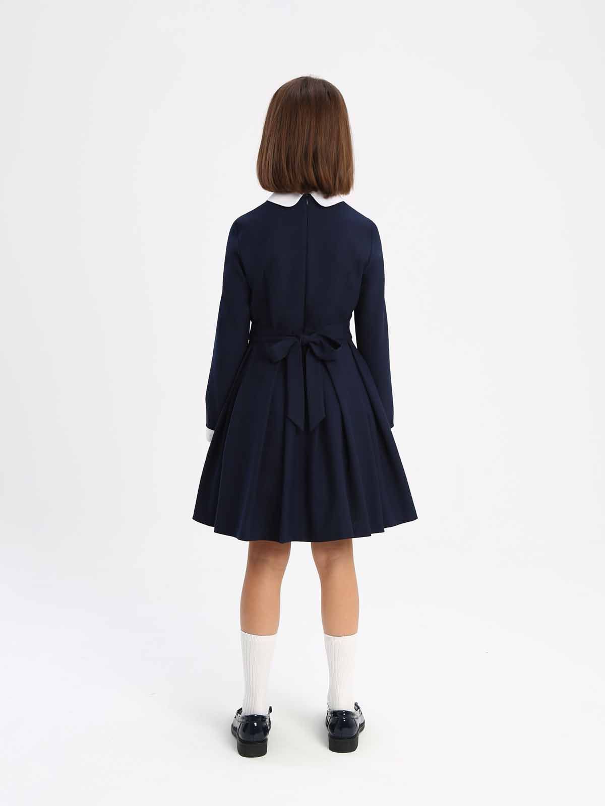 Платье и юбка для девочек D1013.01 синий