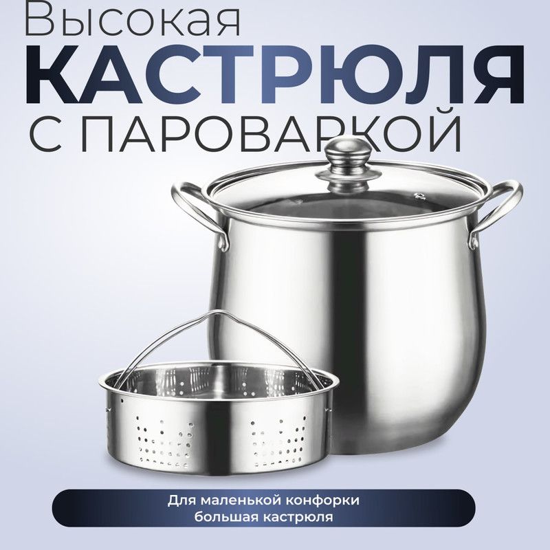 Кастрюля со вставной сеткой-пароваркой Berenjena