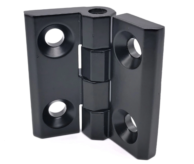 Петля листовая RZP 399-4 с отверстиями (60х60мм, чёрная) 0102