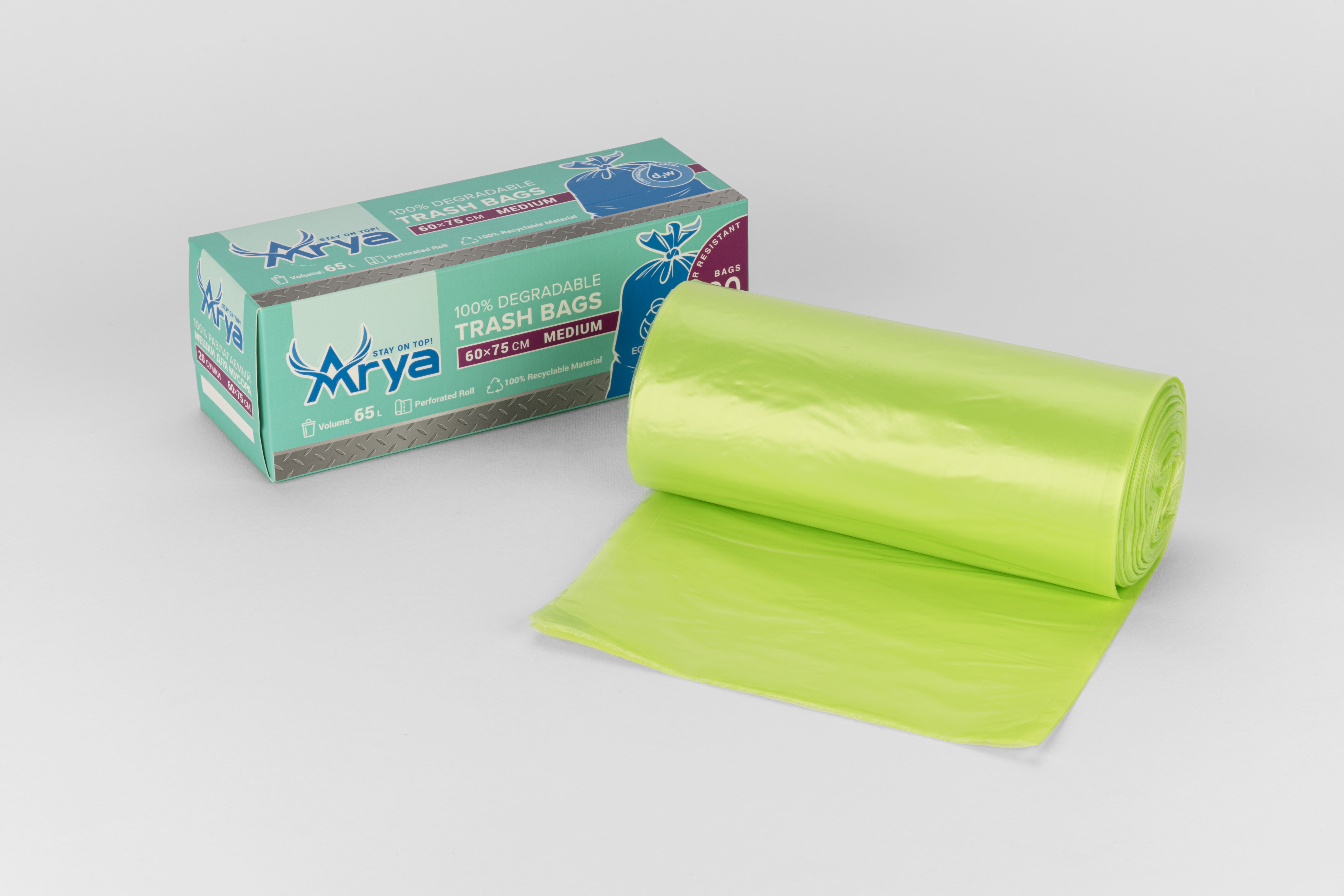 мусорные пакеты 65л