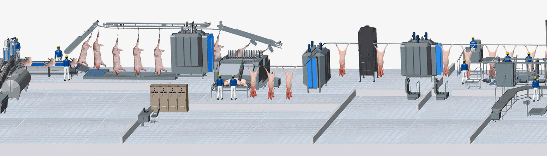 Линии убоя КРС и свиней