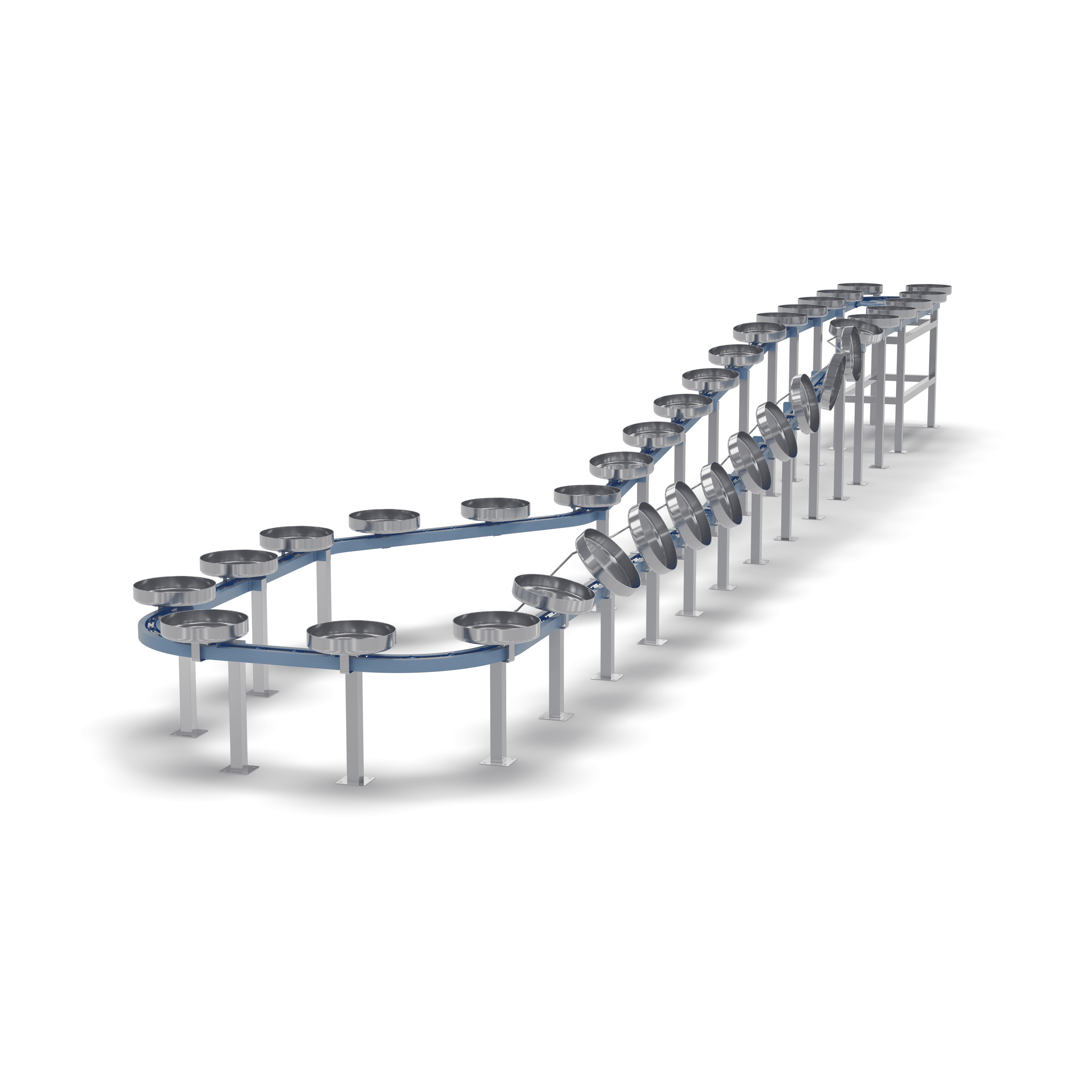 Система контроля субпродуктов (кишечный конвейер)