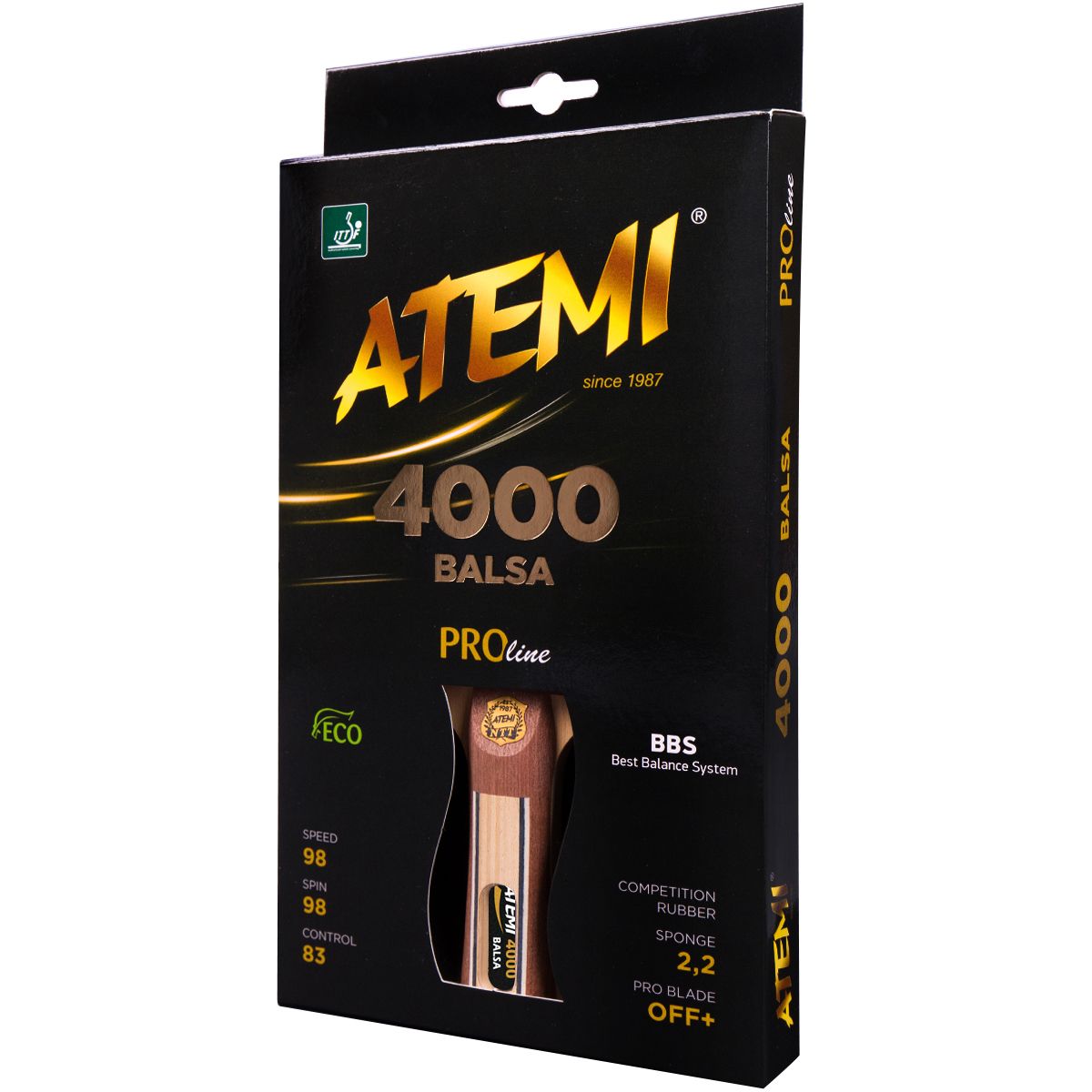 Ракетка для настольного тенниса ATEMI PRO 4000 Balsa